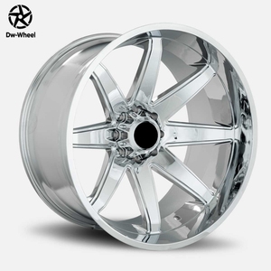 Jantes forgées polies tout-terrain DW Deep Dish 20 22 24 26 pouces 6x135 6x139.7 8x170 8x180 pour C10 F250 Chevy GMC Sierra Dodge - Product Image 1