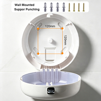 Distributeur de papier mural en plastique ABS grande capacité pour rouleaux jumbo – Supports commerciaux pour papier toilette