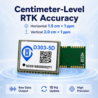 Module récepteur GNSS RTK D303-5D, multi-constellations, double fréquence, GPS, BDS, Galileo, module de navigation haute précision