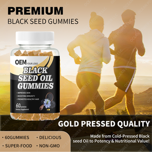 Dầu Hạt Cumin đen tinh khiết chống oxy hóa dầu hạt đen Gummies OEM hữu cơ dầu hạt đen gummies-ép lạnh nigella sativa - Product Image 3