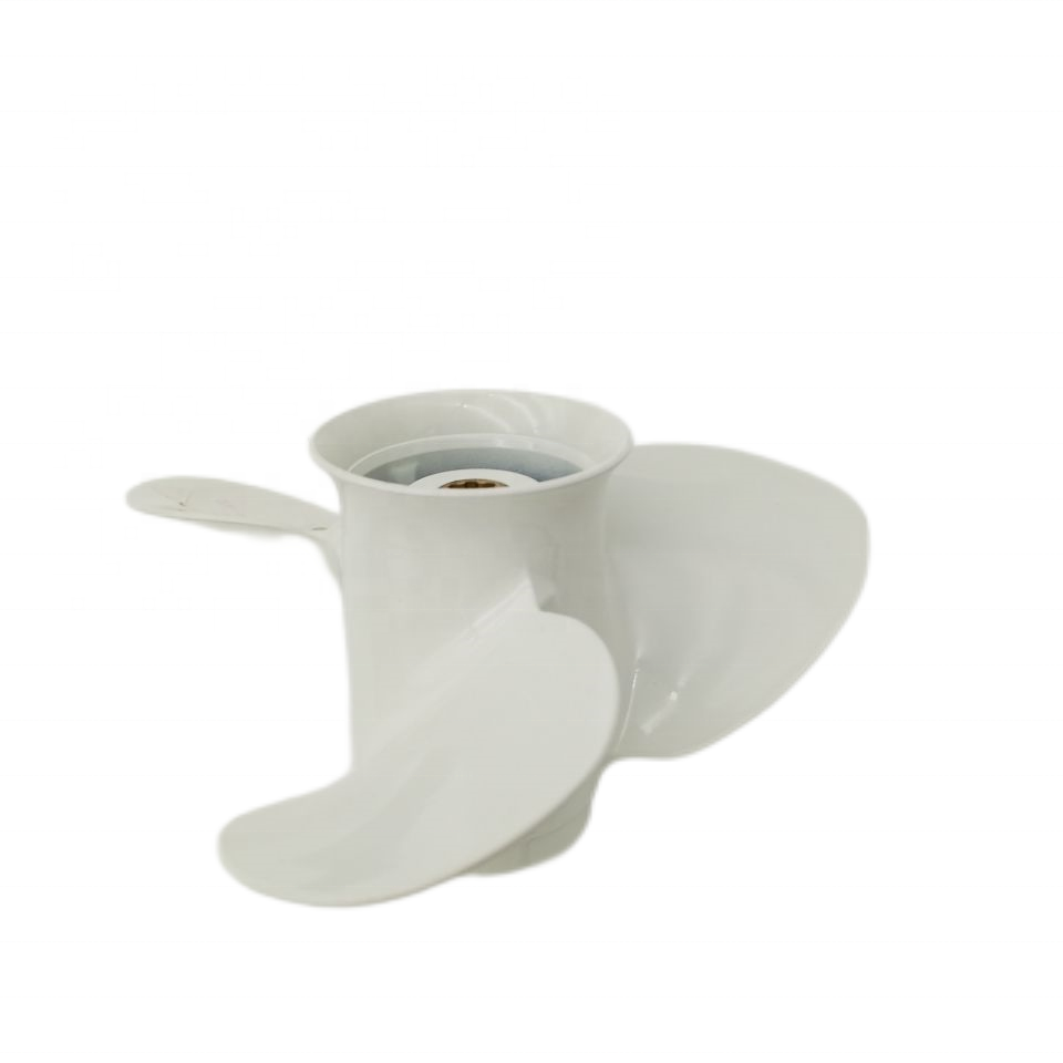 Морской Пропеллер 63V-45945-10-EL 9-1/4*9, детали подвесного мотора 9,9-20HP для Yamaha, алюминиевый белый пропеллер, размер-32120