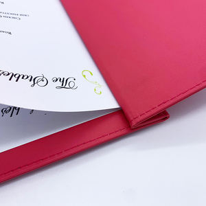 Libro de Menú Rosa para Restaurante, Directo de Fábrica, con Encuadernación de Espiral, Cubierta de Menú de Cuero para Hoteles, Bares y Clubes - Product Image 4