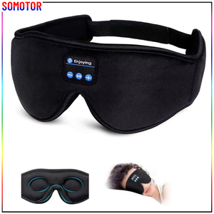 Mascarilla de ojos con auriculares inalámbricos, máscara con Bluetooth, cómoda memoria foam3D, para dormir - Product Image 1