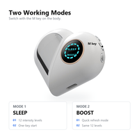 Appareil d'aide au sommeil portable, machine d'aide au sommeil de la taille d'une paume avec écran LED, 2 modes, 12 niveaux, Type-C