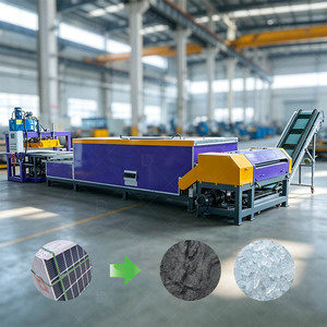PLC Controlled Waste Solar Board Frame Extractor Machine 60-100 Panels/H Capacity