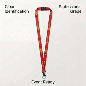 Bestom Fluorescent Glow-in-the-Dark ID Card Holder Lanyard Breakaway <b>Snap</b> <b>Hook</b> Eco-Friendly Durable Polyester for Night Races - Product Image 2