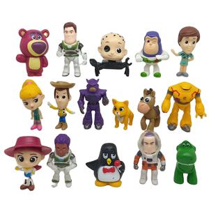 Cartoon Toy Story Buzz Action Figure legnose Set Cake Table accessori decorazione auto Pvc Custom Action Figure giocattoli - Product Image 1