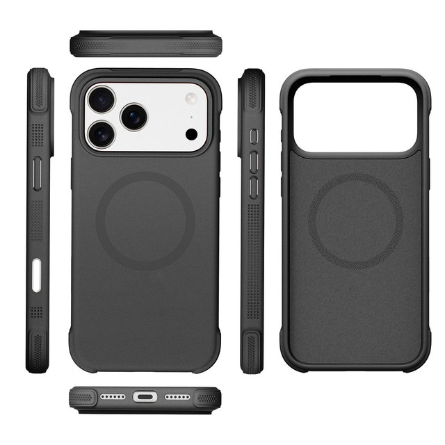 Trending TPU Shockproof Magnet Phone Case for iPhone 17 Pro Max With Capture Button Anti-Drop Mobile Phone Case for iPhone 17
