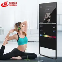 Home Smart Gym Spiegel anzeige Interaktive Glass piegel anzeige Smart Fitness Spiegel
