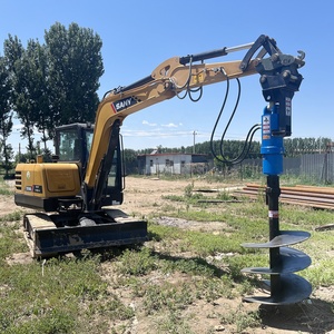 Forets hélicoïdaux avec têtes motorisées adaptés aux travaux d'excavation au sol, au forage de sols et aux travaux de construction et d'ingénierie des fondations. - Product Image 2
