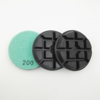 Graine de 3 pouces # Disques de polissage diamantés 50-3000 pour sols, disques de ponçage à liant résineux pour le renouvellement et le lustrage du granit, du marbre, du terrazzo et du béton