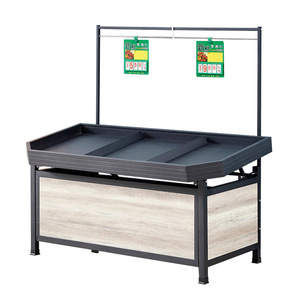 Sou Mi Ka Supermarket Shelf Single Layer Heavy Duty Quick Installation Fruit Vegetable Display Rack - Product Image 1