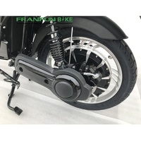 CE RoHs FRANFUN Meilleure qualité 18 pouces 48V Pédale assistée cyclomoteur électrique de ville E-scooter en vente