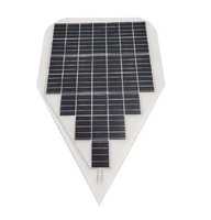 Les matériaux époxydes faits sur commande IP68 de l'ANIMAL FAMILIER ETFE de place de triangle de panneaux solaires de mini taille de rendement élevé imperméabilisent pour la rue
