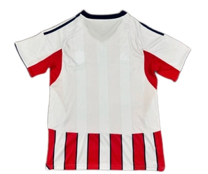 Maillot de football thaïlandais respirant à manches courtes pour homme adulte, classique, rayé rouge et blanc, pour les fans - Product Image 2