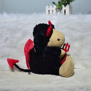 Lindo y Feo Peluche de Oveja Demonio, Adorno Divertido, Accesorio Peculiar, Regalo Festivo - Product Image 4