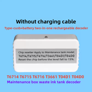 Dispositif de réinitialisation du décodeur de puce pour cartouche d'encre usagée de boîte de maintenance L14158 L11058 - Product Image 2