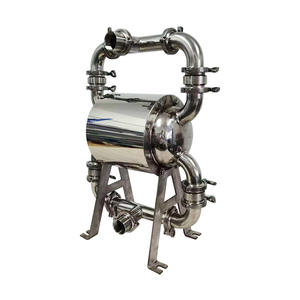 Pompe à diaphragme pneumatique hygiénique de qualité alimentaire QBK-W-40, entièrement polie pour un démontage et un nettoyage faciles, pour les machines de transformation alimentaire - Product Image 1