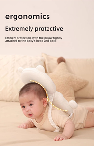 Usine tricoté sécurité protecteur sac à dos Pad bébé tête oreiller de protection <span class=keywords><strong>coussin</strong></span> pour marcheurs âgés de 6 à 18 mois Anti-chute - Product Image 4
