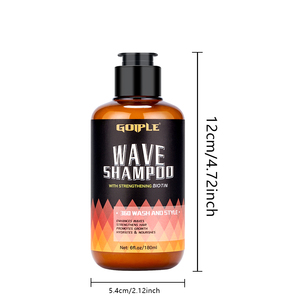 Shampooing OEM ODM Personnalisé Biotine <span class=keywords><strong>Hommes</strong></span> Cheveux Ondulés Réduit la Chute des Cheveux Favorise la Pousse des Cheveux <span class=keywords><strong>pour</strong></span> <span class=keywords><strong>Hommes</strong></span> Noirs - Product Image 2