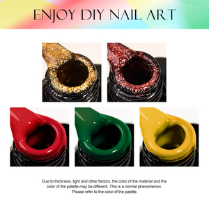 Sỉ 12 màu sơn gel Giáng sinh, màu sắc đậm, dễ tẩy, gel UV, logo tùy chỉnh, không chứa TPO và Hema, sơn móng tay gel làm quà tặng - Product Image 4