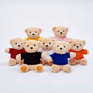 دمية شخصية تي شيرت قطن ناعم مطرز بشعار فرو هدية عيد ميلاد مثالية للفتيات لعبة حيوانات محشوة - Product Image 6