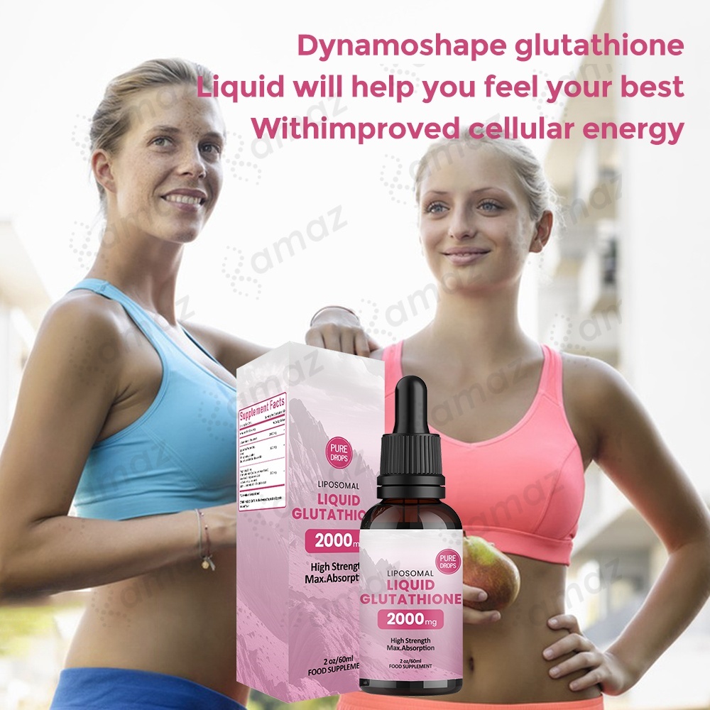 Private Label Liposomal Glutathione Supplement Drops for Adults Skin Whitening Oral Drink Liver Detox Antioxidant Properties OEM