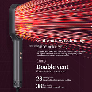 Peigne lisseur multi-<span class=keywords><strong>cheveux</strong></span> électrique <span class=keywords><strong>Brosse</strong></span> à <span class=keywords><strong>cheveux</strong></span> bigoudi Styler Hot Rapid Heating Blow Straighten Hair One Step <span class=keywords><strong>Brosse</strong></span> sèche-<span class=keywords><strong>cheveux</strong></span> - Product Image 4