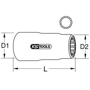 KS TOOLS - 117.5208 3/8 ''1000V Douille isolée-Clé à douille isolée EAN 4042146907801 - Product Image 4