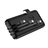 Chargeur portable ultra-rapide 20000 mAh ultra-fin 3 en 1 avec câble Micro USB, sortie 10W pour tous les téléphones - Vente flash