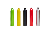 Bouteille d'air de plongée portable en aluminium haute pression 2L, bouteille d'oxygène sous-marine 300 bar avec lunettes de plongée et adaptateur