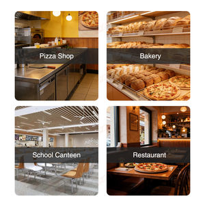 Forno a Nastro Rotante per Pizza a Gas in Acciaio Inox da 18 Pollici per <span class=keywords><strong>Cucina</strong></span> Commerciale, Attrezzatura per Ristorante con Velocità Regolabile - Product Image 4