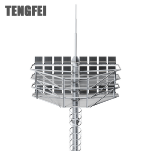 Tengfei Hot Bán cao mast cho lĩnh vực bóng đá chuyên nghiệp 3D bản vẽ mạ kẽm Led cao mast nhẹ Lũ lụt - Product Image 5