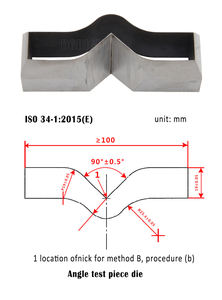 Snelle Levering Trektest Specimen Snijder Aanpasbare Halter Rubber Monstersnijder - Product Image 2