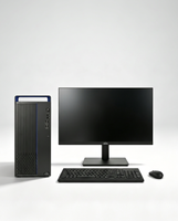PC Bisnis Custom Hairuichuang E700-HD Penyimpanan Besar, CPU 3.0GHz, 16GB DDR4, SSD 256GB + HDD 1TB, Paket Desktop Lengkap