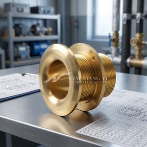 Raccords traversants en laiton de 3 pouces avec rondelle, quincaillerie marine pour composants de bateaux et yachts, fabricant taïwanais - Product Image 5