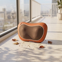 Oreiller de massage professionnel sans fil rechargeable chauffant Shiatsu pour le sommeil et le pétrissage
