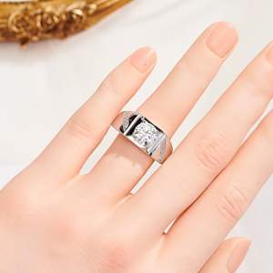 Beste Cadeau Liefde Vogelvleugel Nieuwste Nep Diamanten Trouwring Ontwerpen Trouwringen Paar Set - Product Image 6