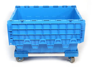 Хит продаж, большие сверхпрочные, пригодные для переработки пластиковые контейнеры, промышленные контейнеры для хранения, складские перевозки - Product Image 3