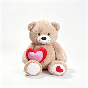 Oso de peluche personalizado con forma de corazón, oso de peluche, oso de peluche con corazón, oso de peluche de peluche. - Product Image 4