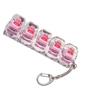 Testeur de clavier mécanique en EVA, régulateur de pression des doigts, porte-clés de décompression Tetris à quatre touches, unisexe, 14 ans et plus - Product Image 5