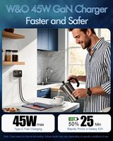 Chargeur mural rétractable 2-en-1, adaptateur de prise pliable portable, entièrement vert, pour téléphone et ordinateurs portables, pour tous les appareils, pour les voyages