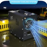 Compresseur d'air TUXING 3000PSI PCP filtre à eau/huile intégré arrêt automatique moteur sans balais Structure à diaphragme conception Portable pour
