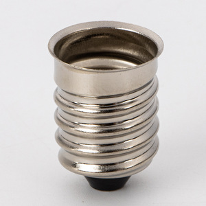 Portalampada E14 in Rame Nichelato con Saldatura Dritta per <span class=keywords><strong>Lampadine</strong></span> - Product Image 2