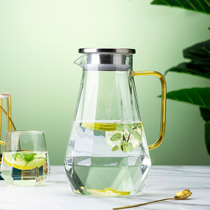 Bouilloire de table ordinaire en verre anti-déflagrant résistant à la chaleur pour cuisiner avec des verres en verre à feu - Product Image 5