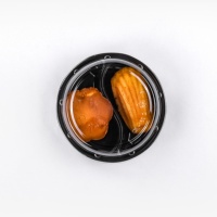 Conteneur à charnière transparent de qualité alimentaire PET, écologique, pour fruits, légumes, fruits de mer, fraises, bleuets, supermarché, en vrac