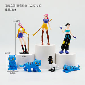Figur Mainan PVC KPop Demon Hunter Saja Boy, Patung Kecil Blind Box dengan Kartu - Product Image 3