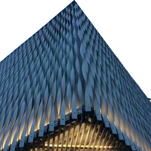 Revêtement mural extérieur moderne 3D Alumtimes, panneau de <span class=keywords><strong>façade</strong></span> en aluminium, murs-rideaux en aluminium - Product Image 1