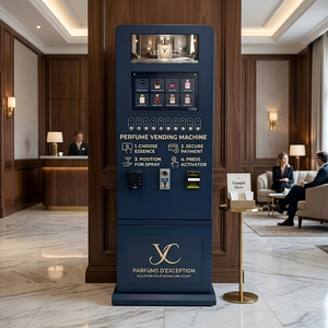 Distributeur automatique de parfum sur pied JFP <span class=keywords><strong>24h</strong></span> en libre-service, vaporisateur intelligent de Cologne, compatible SDK, en acier inoxydable - Product Image 1