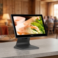 Écran tactile POS personnalisé de 15,6 pouces, écran large, 1366*768, caisse enregistreuse pour magasin, écran tactile LED pour PC